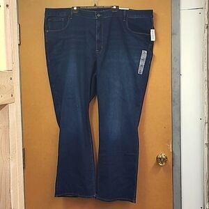 Old Navy Size 28 Dark Wash Mid Rise Kicker Bootcut Jeans